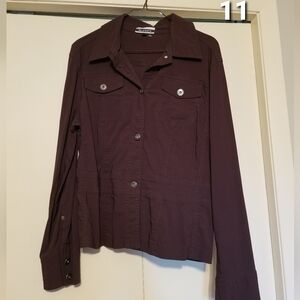 Bryan's Jacket Jean-style Brown 11 Stretchy Urban Casual